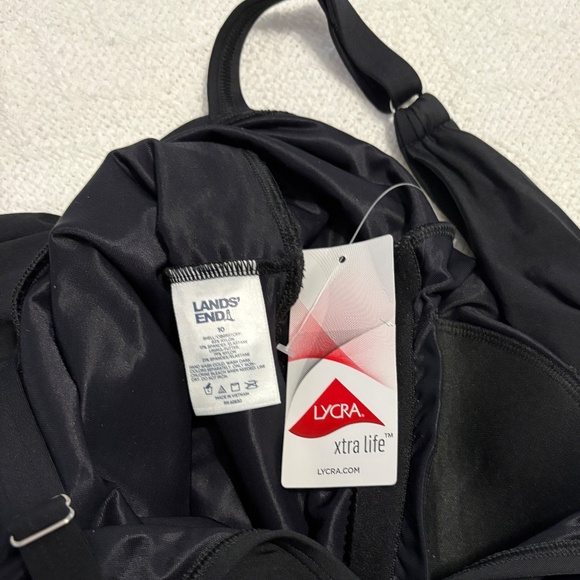 Lands End Tummy Control Surplice Swimdress - Size 10 - Picture 4 of 4